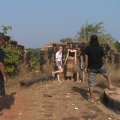 Goa 2011 - Cabo De Rama Fort - Shooting a video clip .JPG