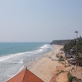 Kerala  2014 - Varkala beach- Sea Pearl Chalets - Пляж Варкала.JPG
