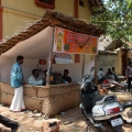 Agitation point near the Shri Janardhana Swamy Temple - Varkala 2014.JPG