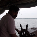 Alappuzha - captain of the houseboat.JPG