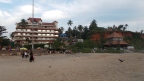 Вечерний пляж Papanasam. Отель Hindustan