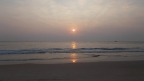 Закат солнца на пляже Colva