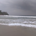 Варкала. Thiruvambadi Beach (черный пляж)