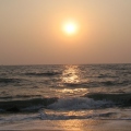 Закат на пляже Марарикулам