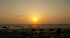 Закат солнца на пляже Колва