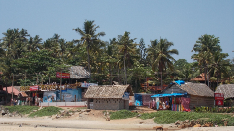 Varkala - Papanasam Beach - 2014 - India - Пляж Папанасам -  Вид на берег -  Варкала.JPG