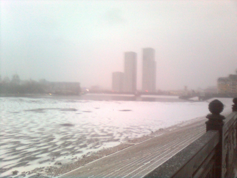 Астана. Зимняя набережная. 2010